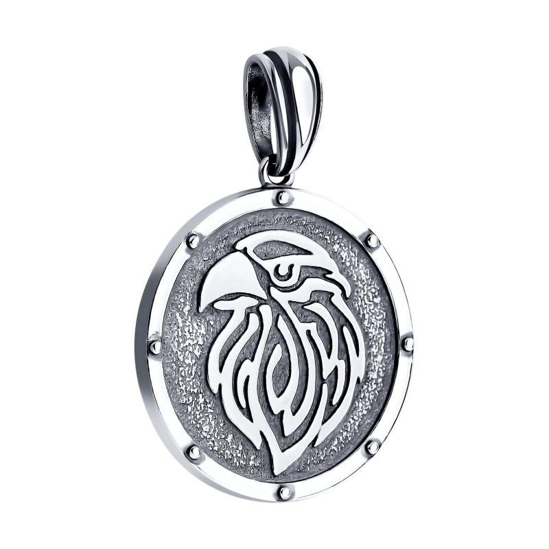 Подвеска из черненого серебра 925 пробы 95030253