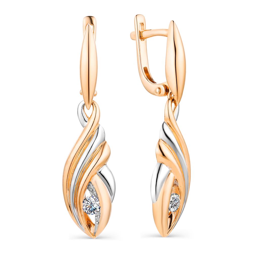 Серьги из золота 22629-100