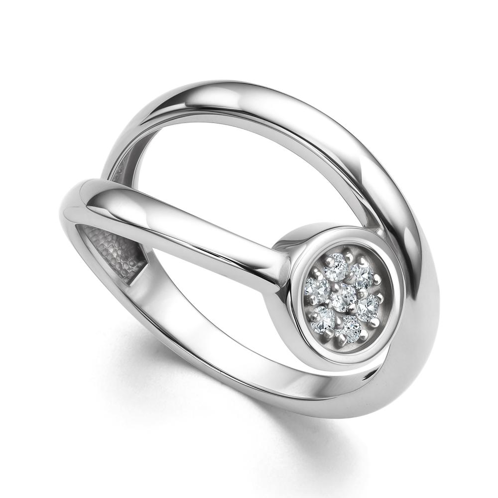 Кольцо из серебра 01-4283/00КЦ-00