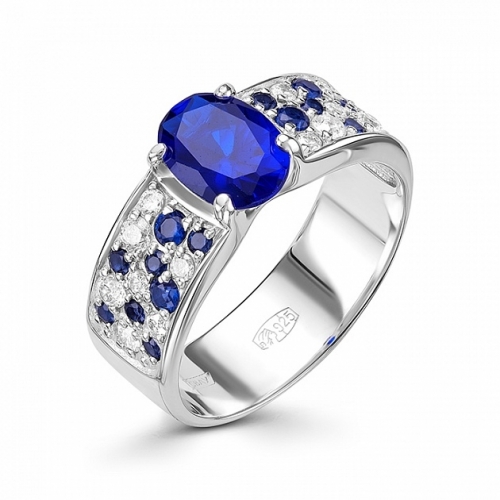 Кольцо из серебра 01-0455/00КЦ-00
