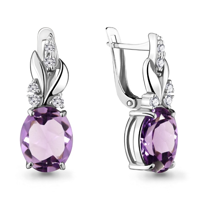 Серьги из серебра 4492004А