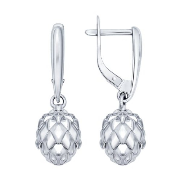 Серьги из серебра 94022025