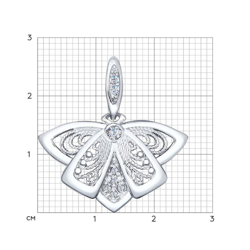 Подвеска из серебра 94031836
