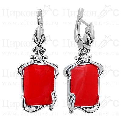 Серьги из серебра с2457
