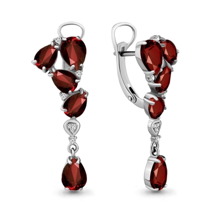 Серьги из серебра 4706503А