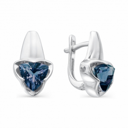 Серьги из серебра 02-0373/ЮСТЛ-00