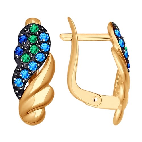 Серьги из золота 027293