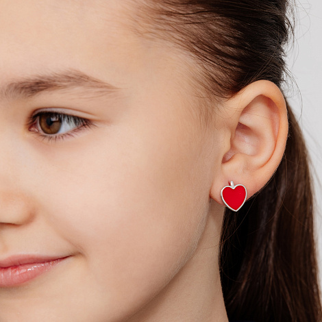 Серьги из серебра 02-3033/ЭМ24-00