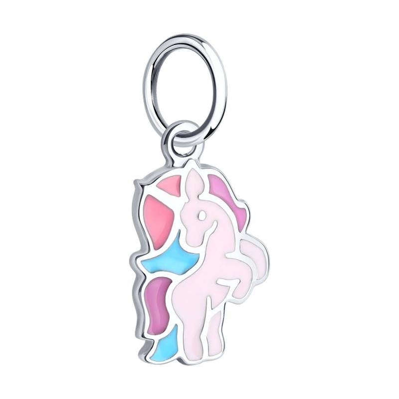 Подвеска из родированого серебра 925 пробы 94032590