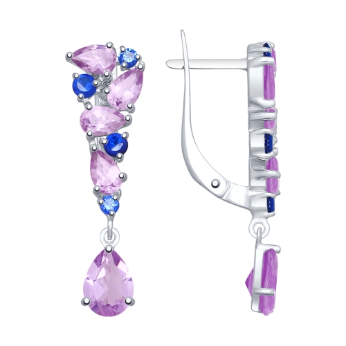 Серьги из серебра 92021836