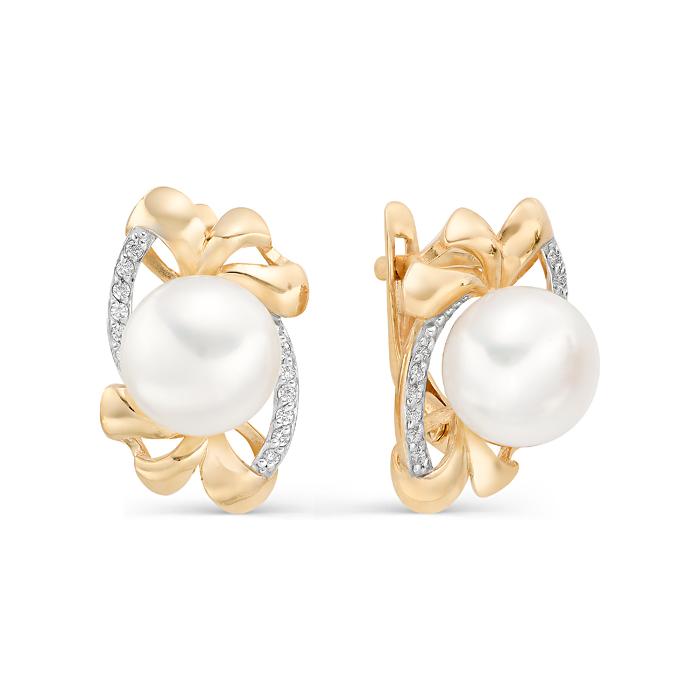 Серьги из красного золота 585 пробы 32361A1