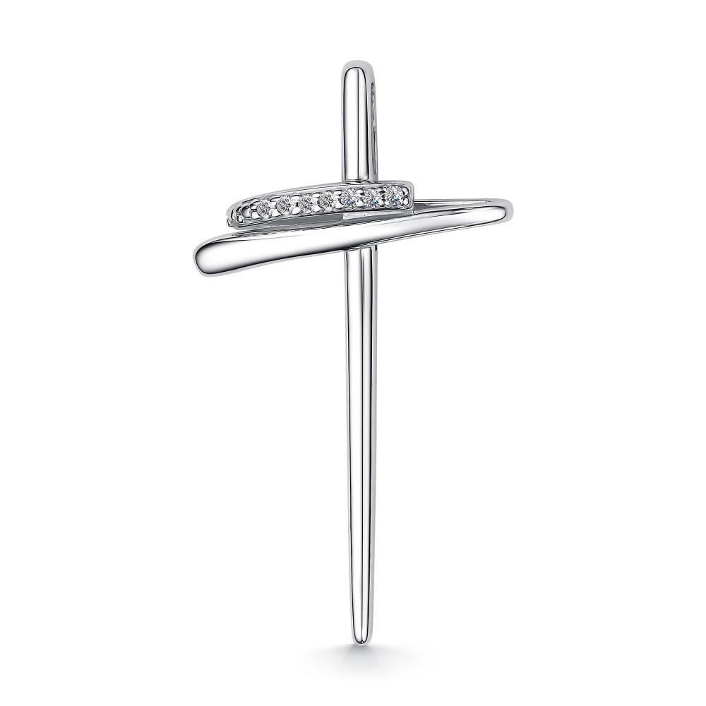 Крест из серебра 03-3643/00КЦ-00