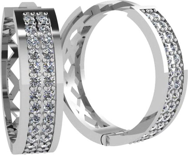 Серьги из серебра 2100536-00775