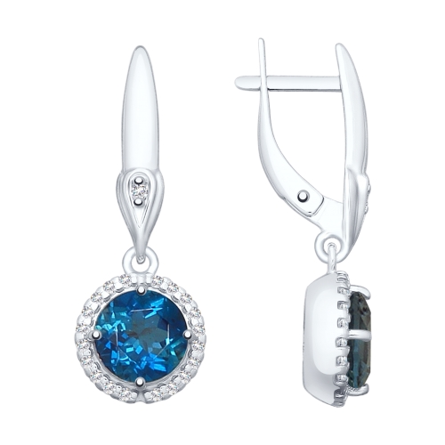 Серьги из серебра 92021876
