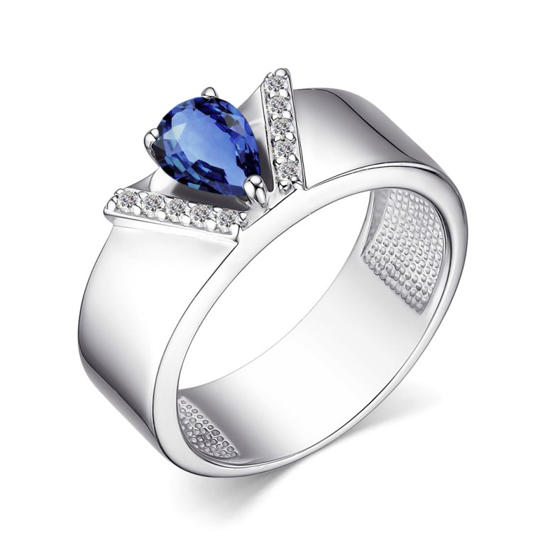 Кольцо из серебра 01-4061/0ГТС-00