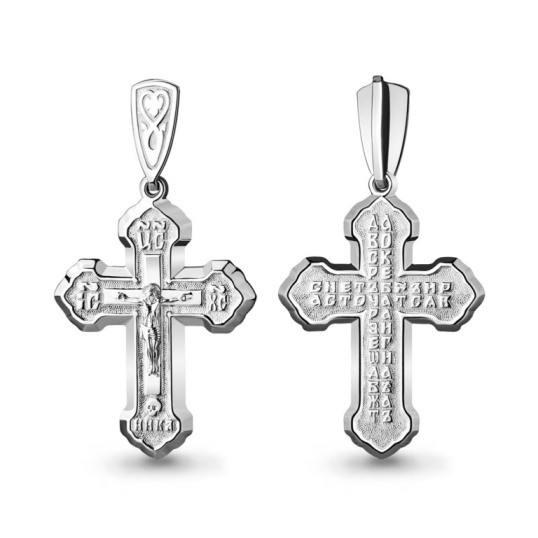 Крест из серебра 12830