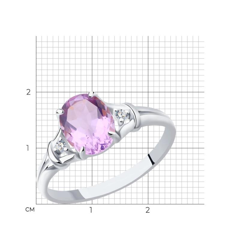 Кольцо из серебра 92011785