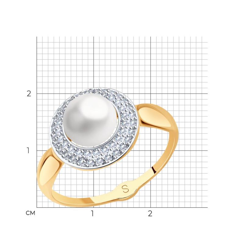 Кольцо из красного золота 585 пробы 791083