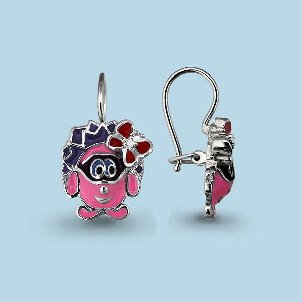 Серьги из серебра 45141А