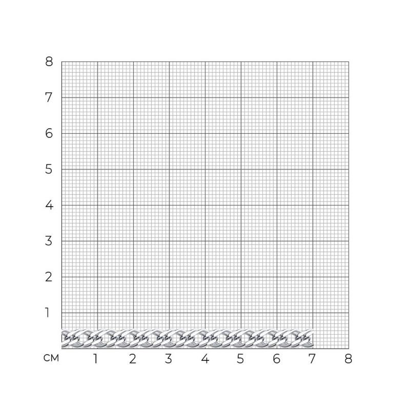 Браслет из родированого серебра 925 пробы 965041002