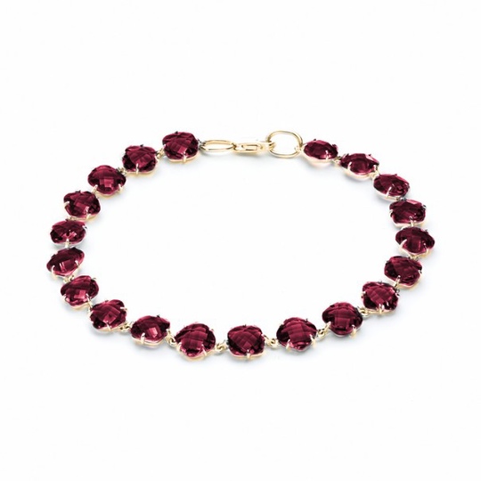 Браслет из родированого серебра 925 пробы Бр630-506-19