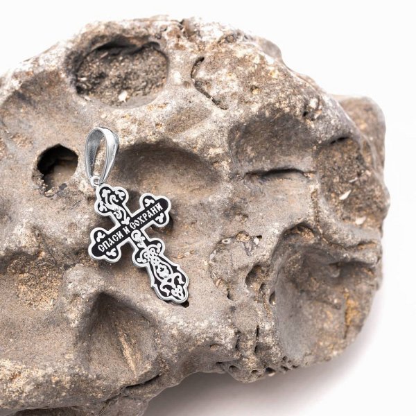 Крест из серебра 0800177-00875