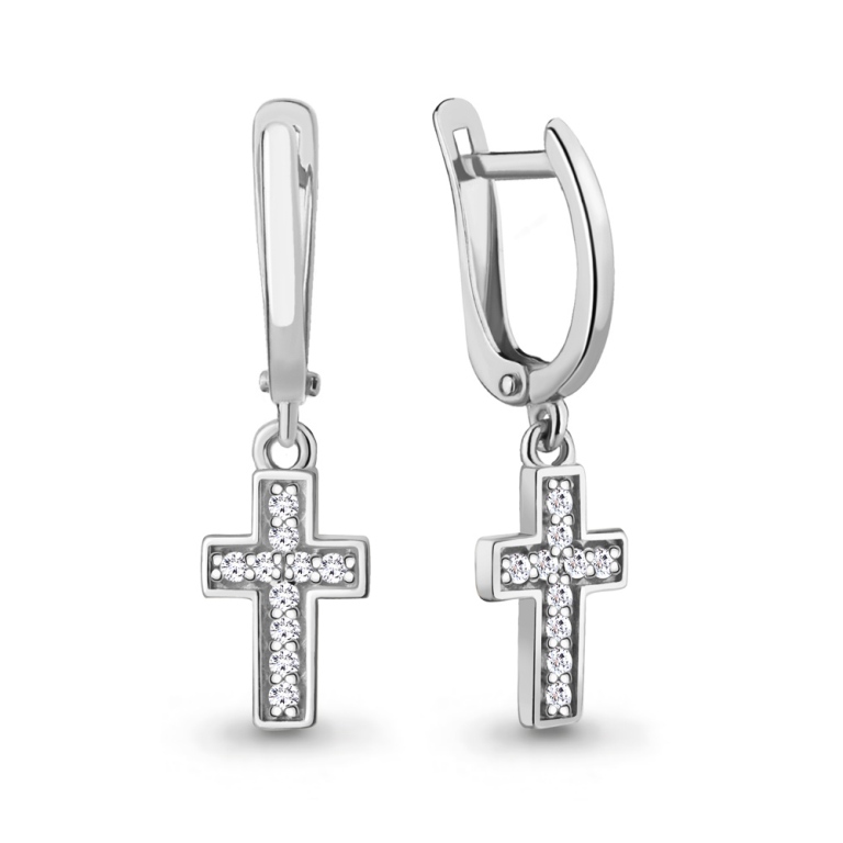 Серьги из серебра 49173А