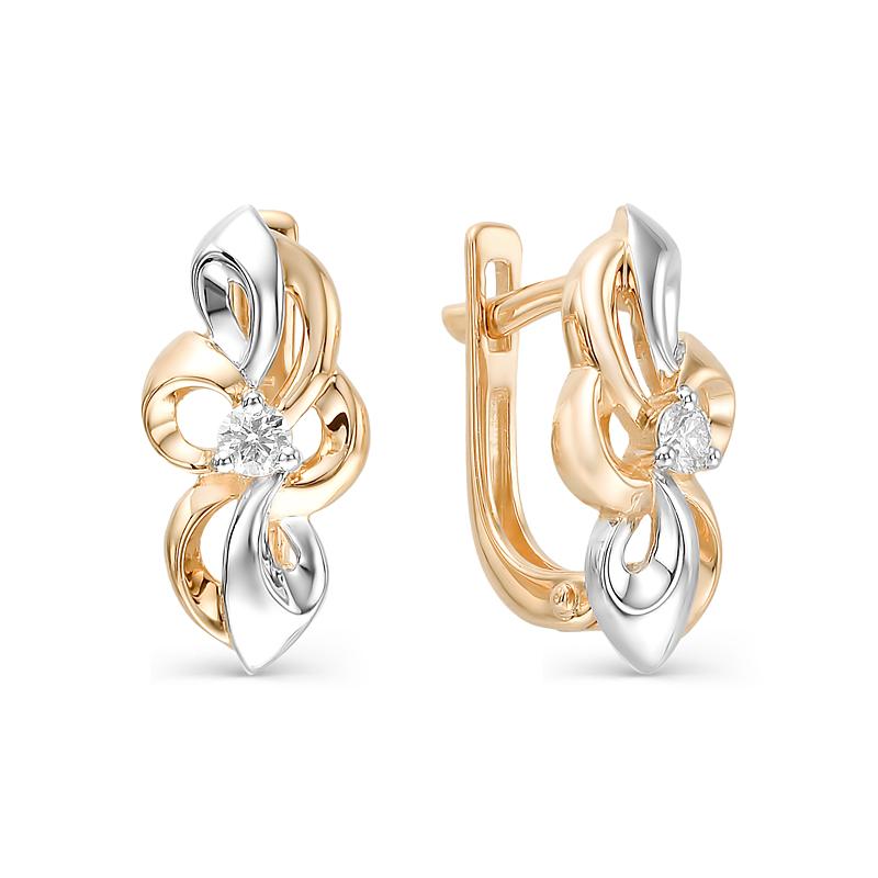 Серьги из золота 22587-100