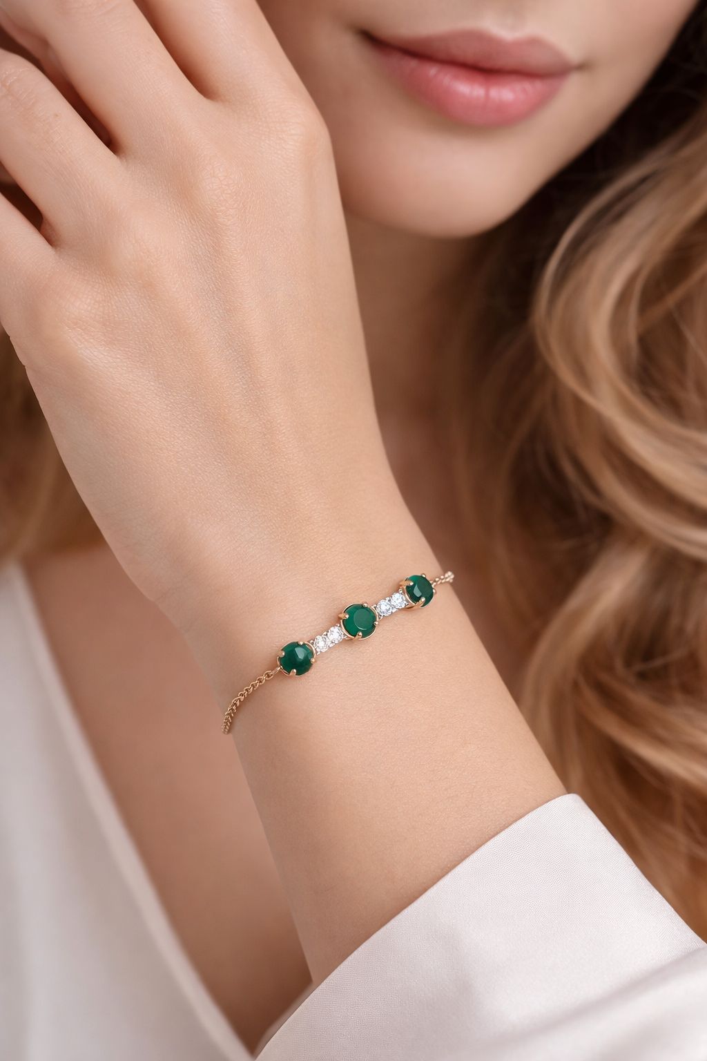 Браслет из красного золота 585 пробы 7461009А