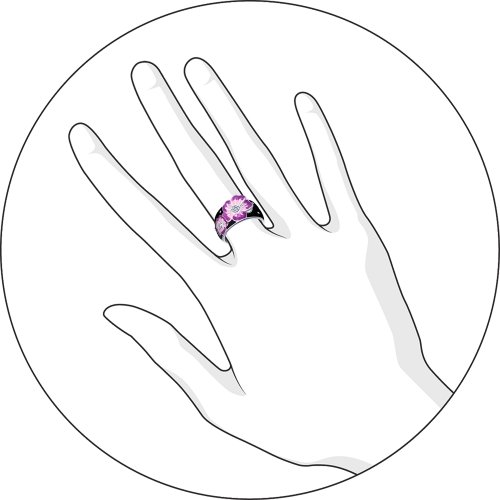 Кольцо из серебра 94011497