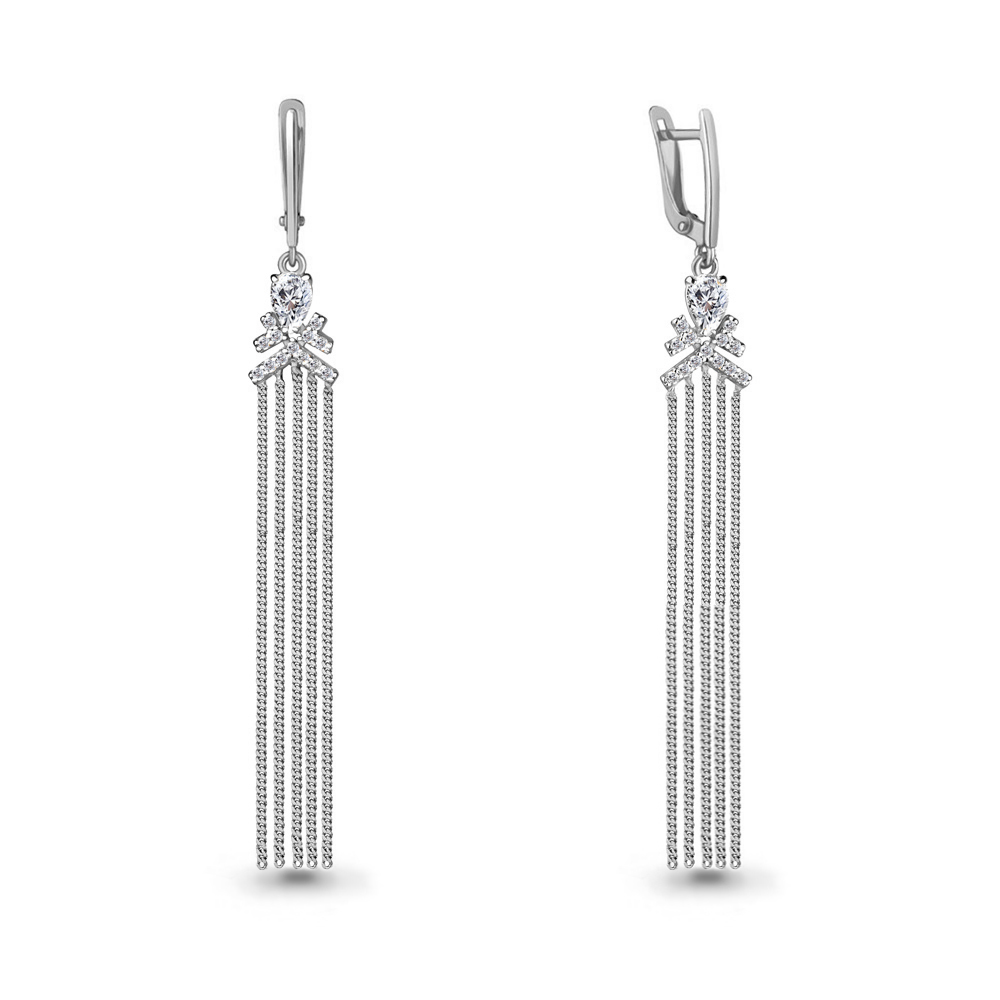 Серьги из серебра 48887А