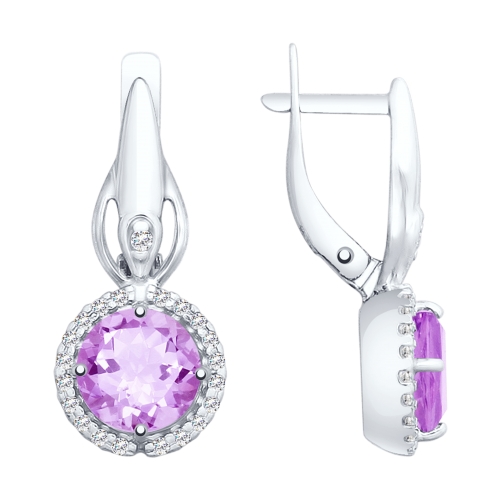 Серьги из серебра 92021861