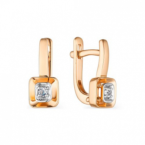 Серьги из золота 23554-100