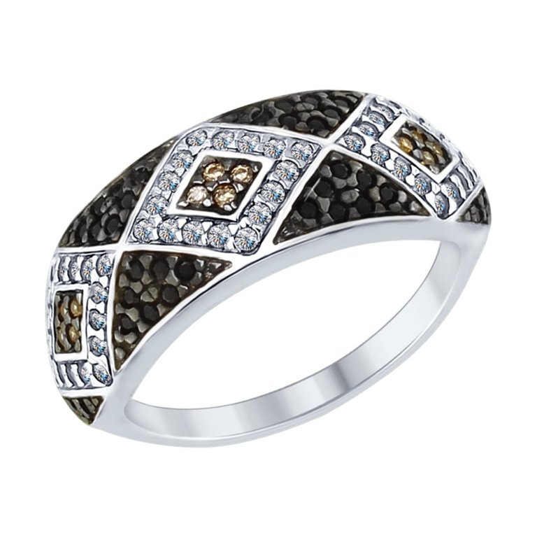 Кольцо из серебра 94012573