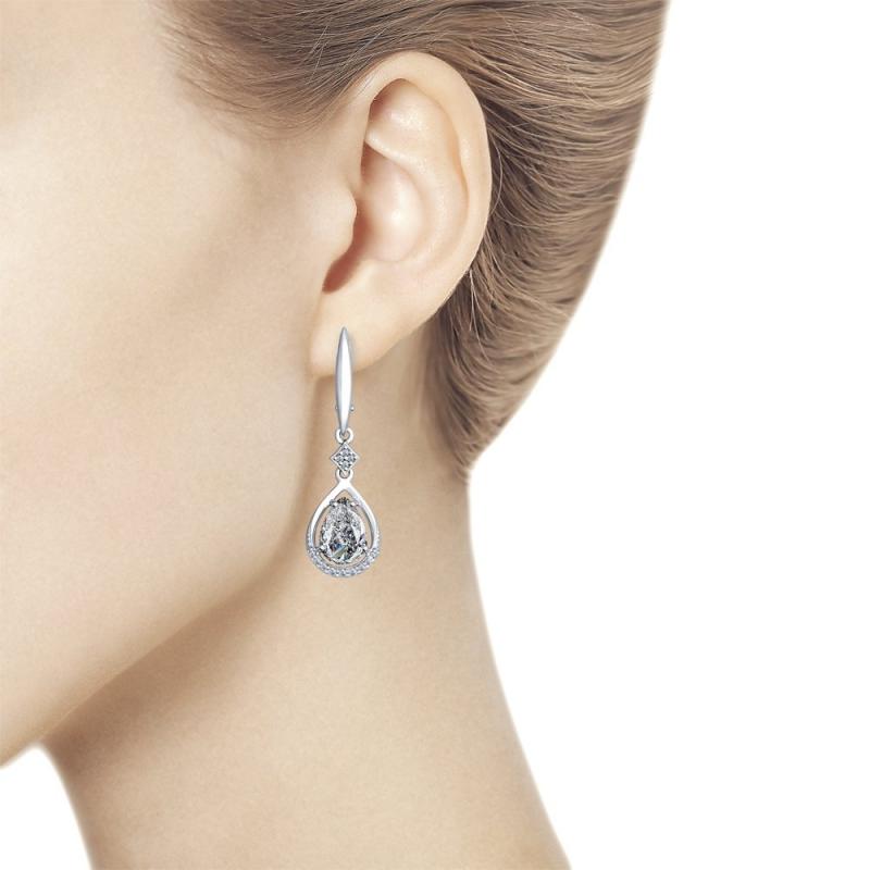 Серьги из серебра 94022342