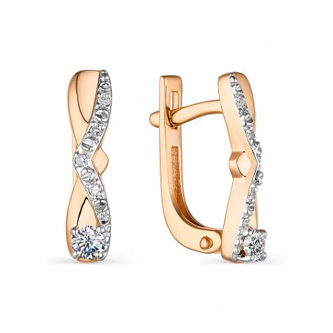 Серьги из золота 23556-100