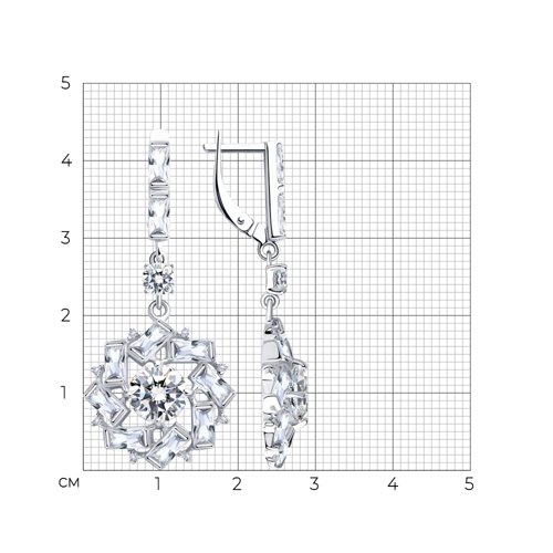 Серьги из серебра 94023468