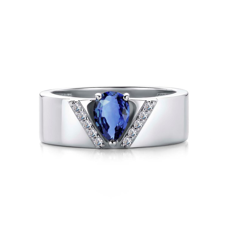 Кольцо из серебра 01-4061/0ГТС-00