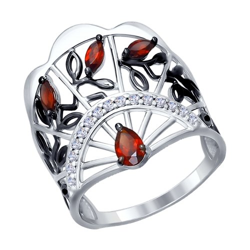 Кольцо из серебра 92011277