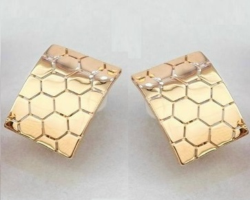 Серьги женские из красного золота 585 пробы кл4619а-01