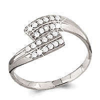 Кольцо из серебра 61626А