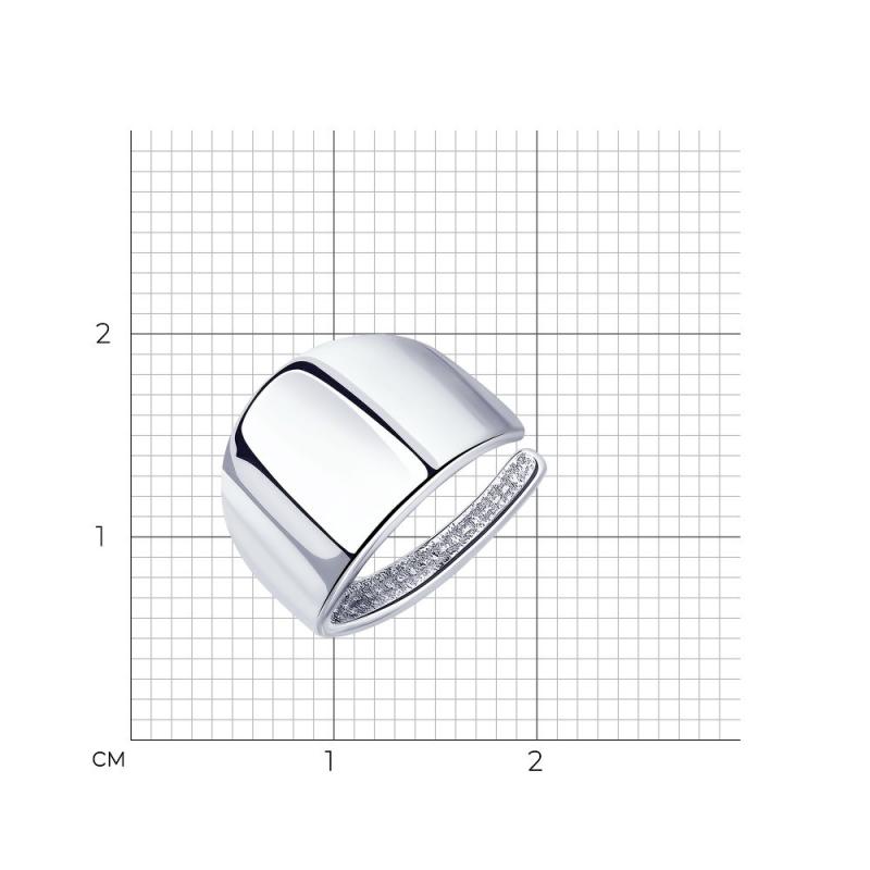Серьга из серебра 94170122
