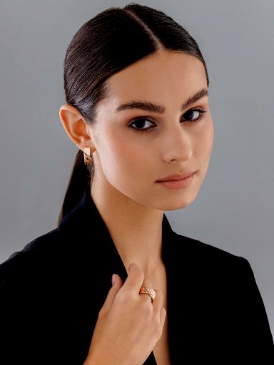 Серьги из золота 25648-100