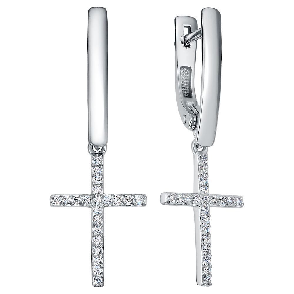 Серьги из серебра 22-001904-104010
