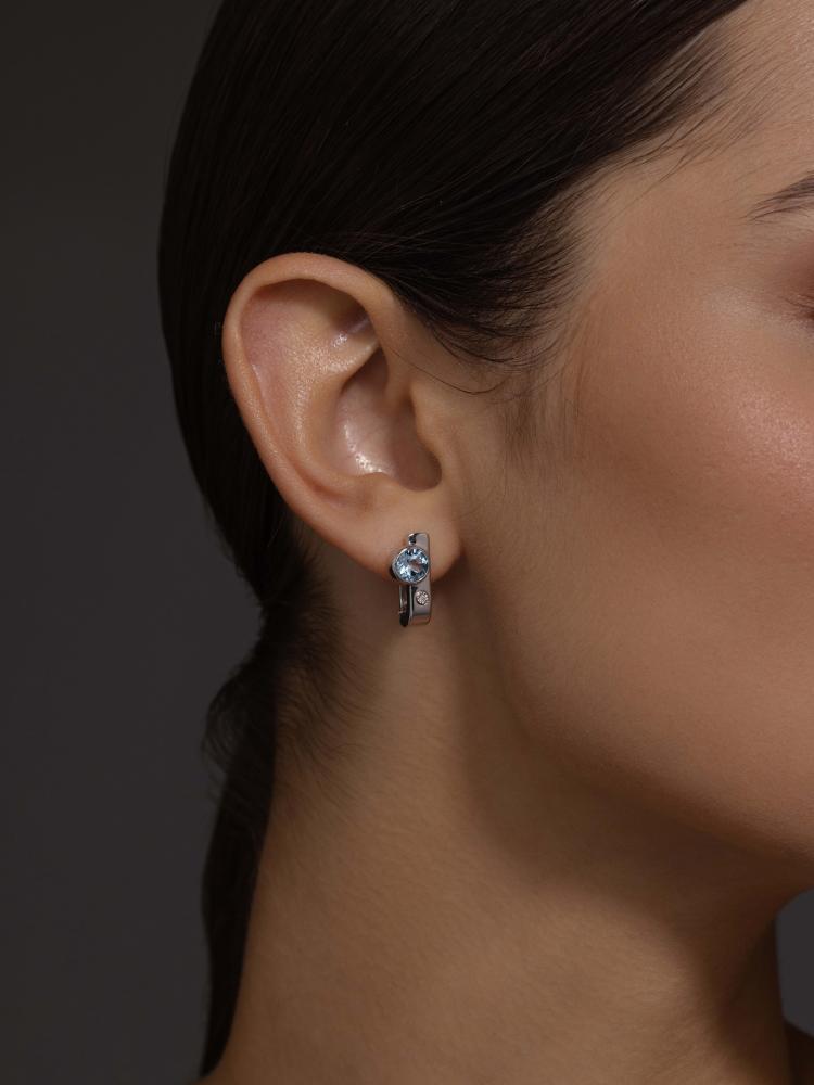 Серьги из серебра 02-4033/БРТБ-00