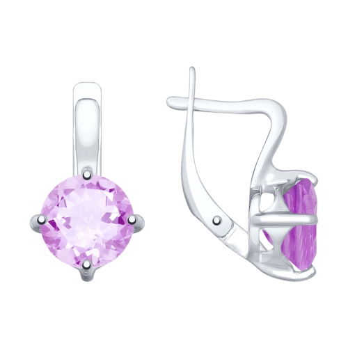 Серьги из серебра 92022037