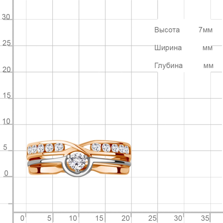 Кольцо из золота 68337А