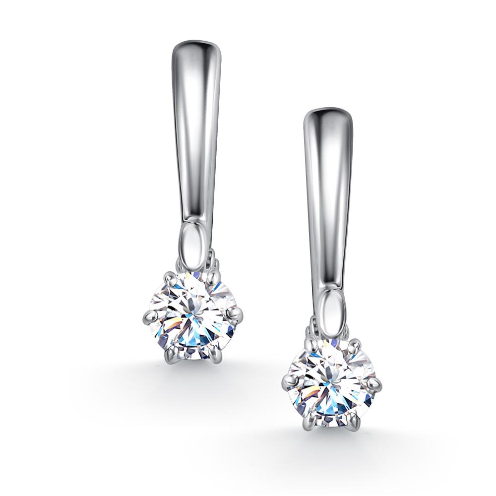 Серьги из серебра 02-5188/000М-00