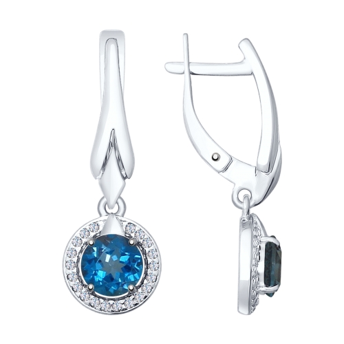Серьги из серебра 92021610