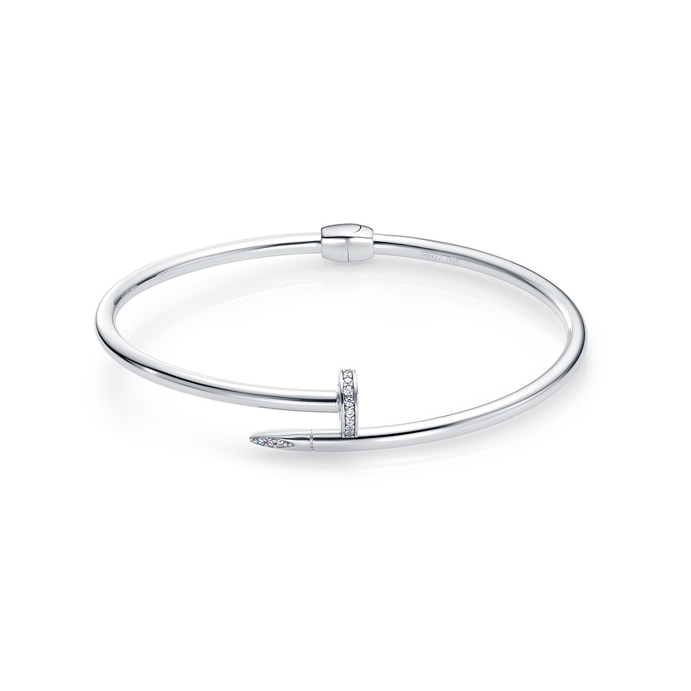 Браслет из родированого серебра 925 пробы с070413